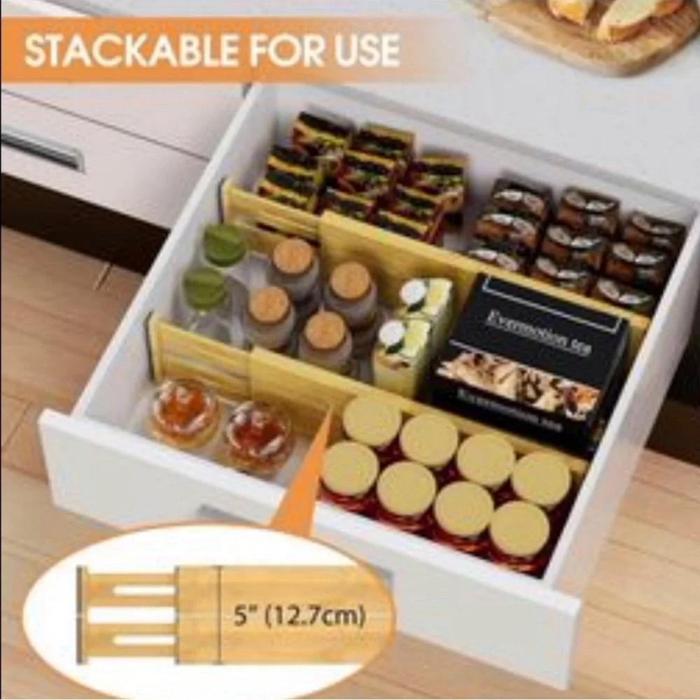 Bamboo organizers‎ (set of 4)